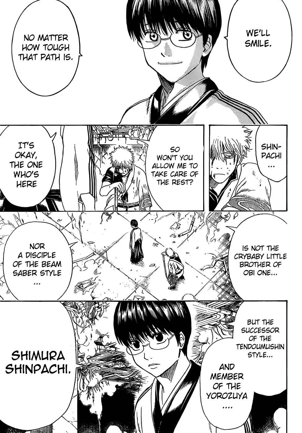 Gintama Chapter 408 page 9 - Chapter 408 : Shin-boy and Hajime-nii