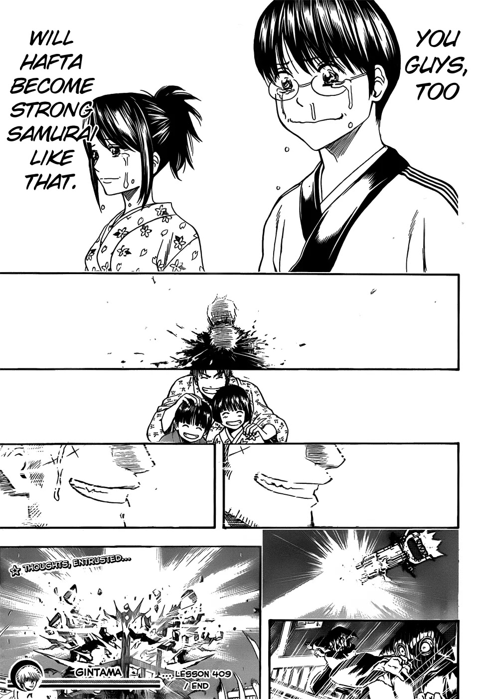 Gintama Chapter 409 page 19 - Chapter 409 : Doctrine of the Beam Saber Style