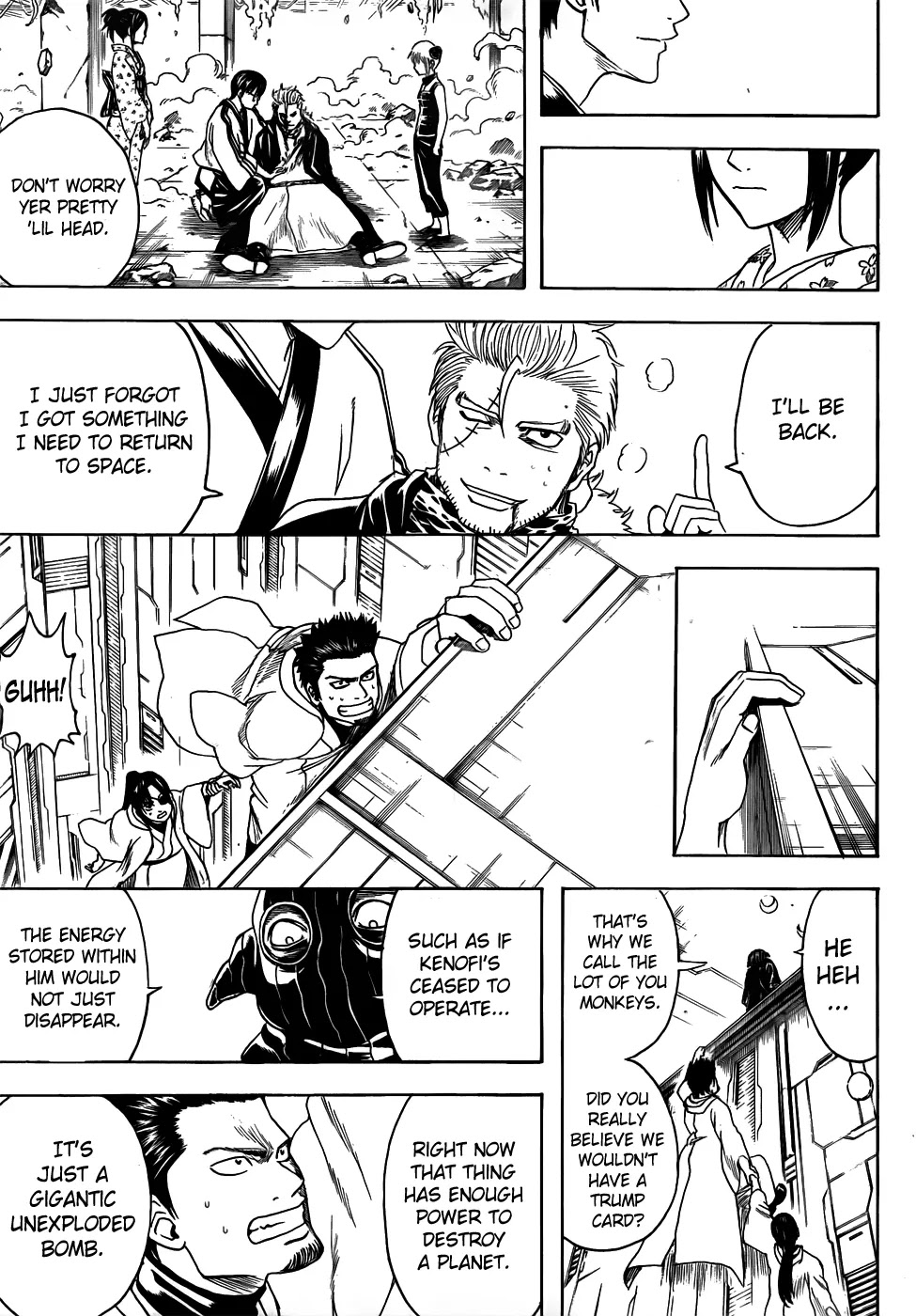 Gintama Chapter 409 page 9 - Chapter 409 : Doctrine of the Beam Saber Style