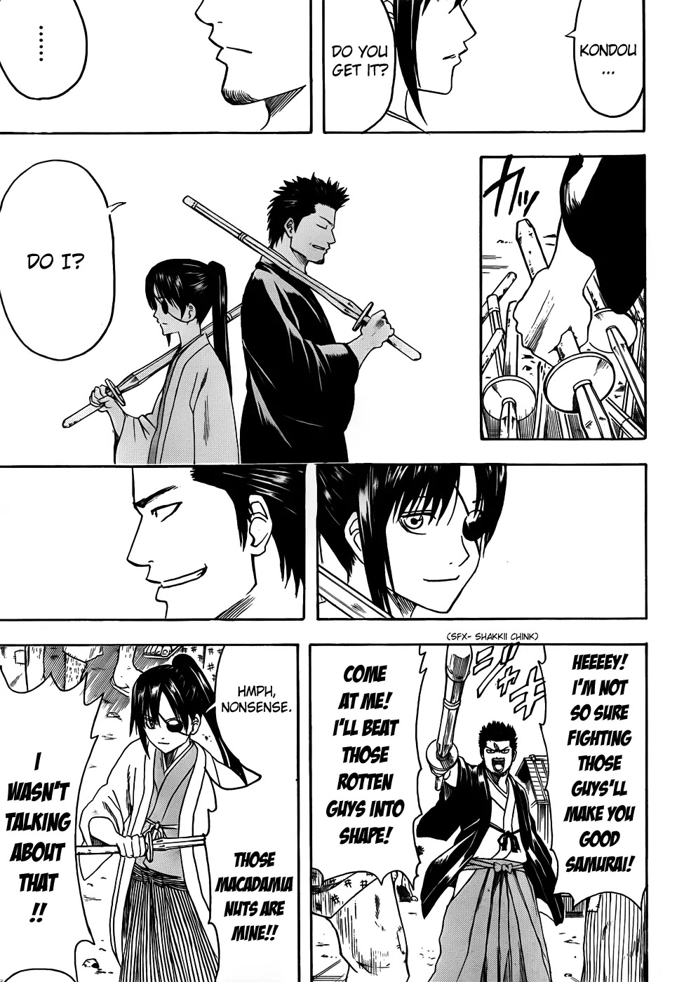 Gintama Chapter 410 page 15 - Chapter 410 : Booze, Gasoline, Smiles, and Tears