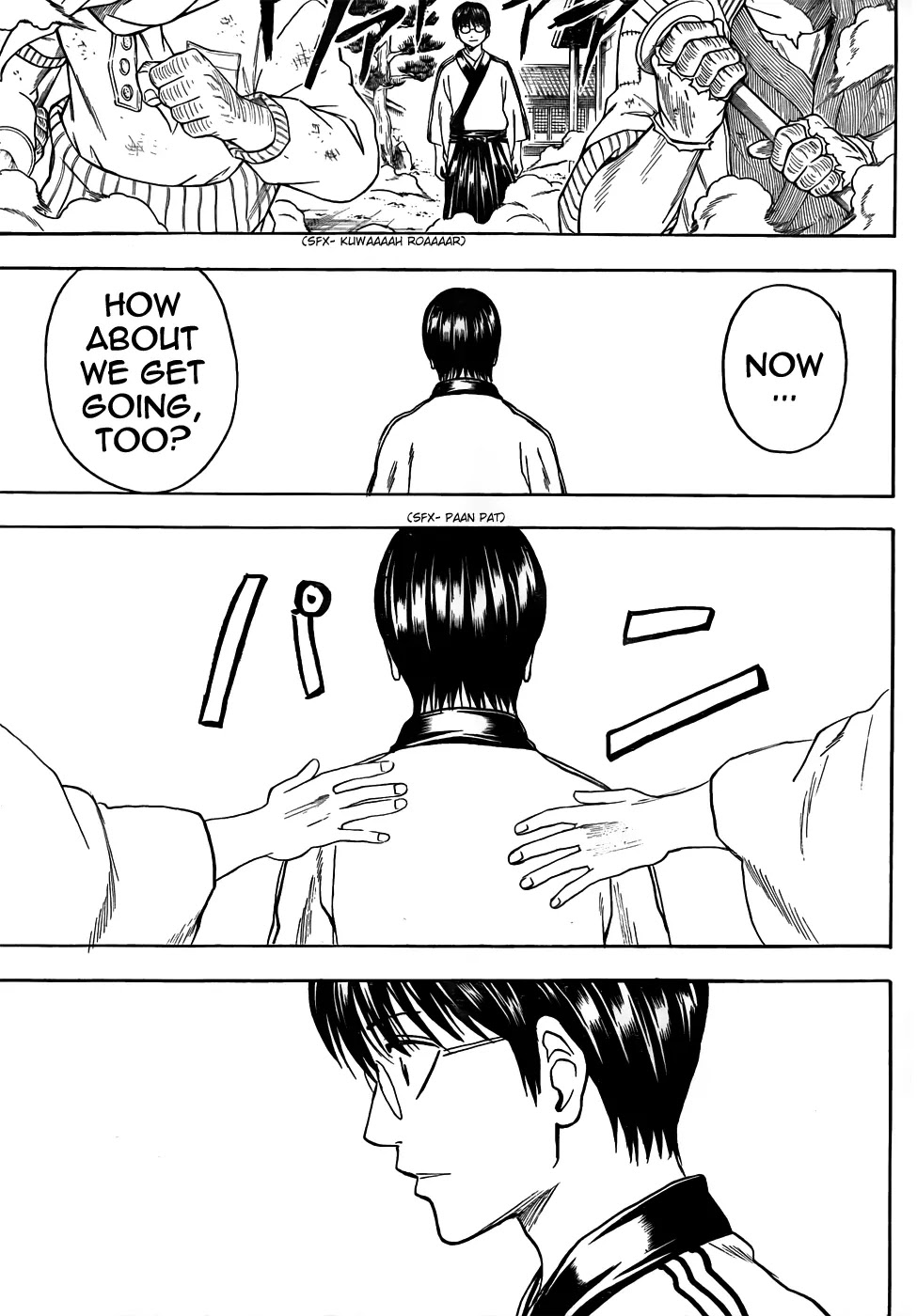 Gintama Chapter 410 page 16 - Chapter 410 : Booze, Gasoline, Smiles, and Tears