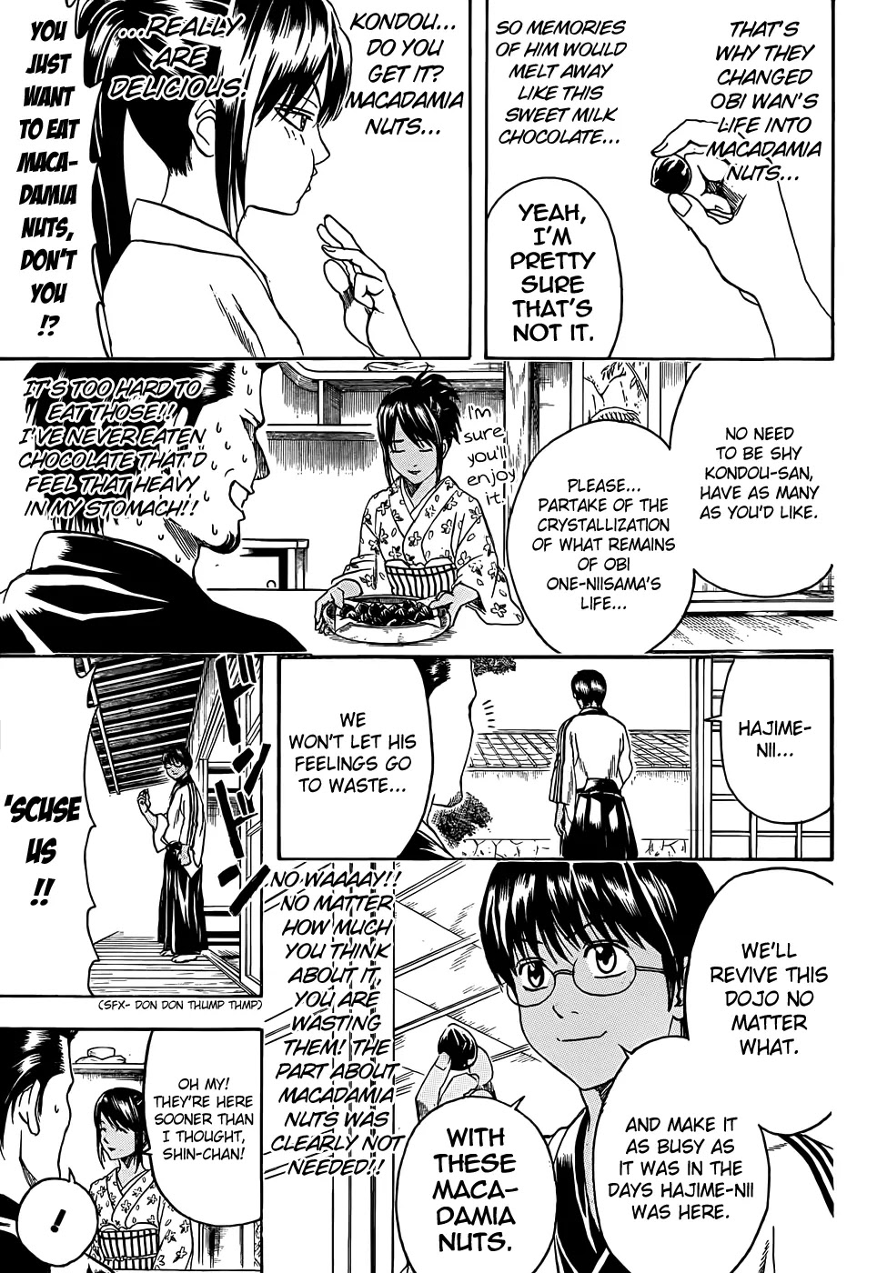 Gintama Chapter 410 page 9 - Chapter 410 : Booze, Gasoline, Smiles, and Tears