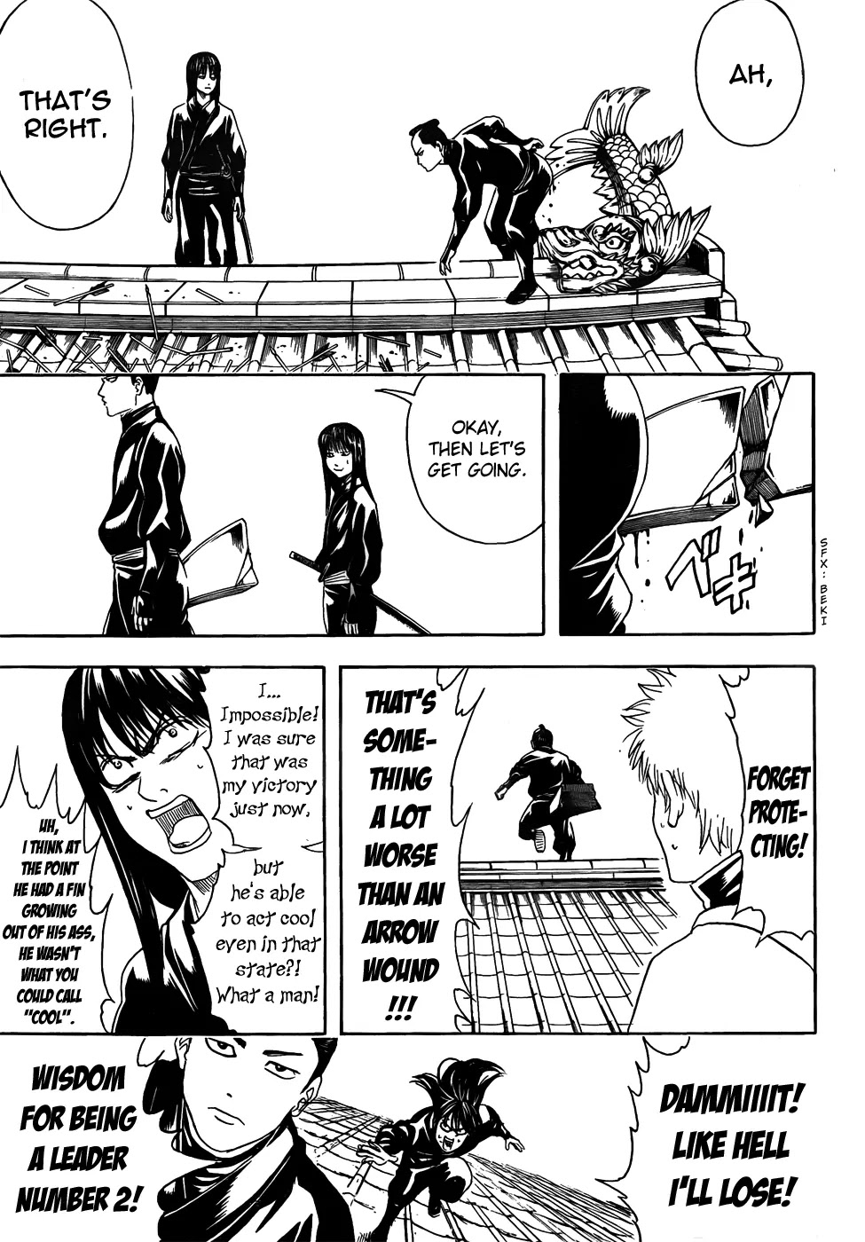 Gintama Chapter 415 page 13 - Chapter 415 : Being a Leader is Tough