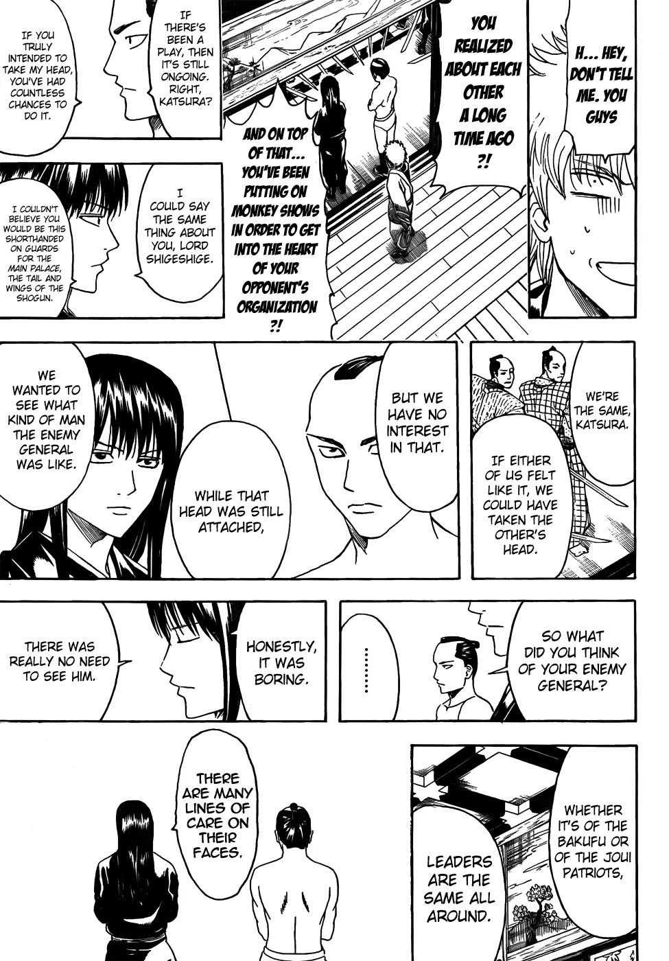 Gintama Chapter 415 page 17 - Chapter 415 : Being a Leader is Tough