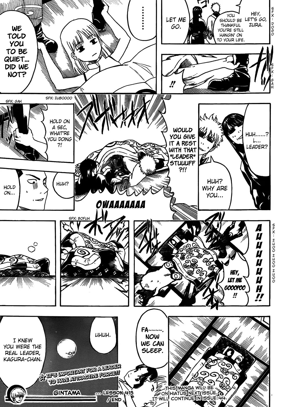 Gintama Chapter 415 page 19 - Chapter 415 : Being a Leader is Tough