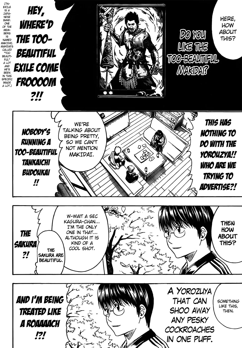 Gintama Chapter 416 page 10 - Chapter 416 : Dudes with Huge Nostrils also Have Huge Imaginations