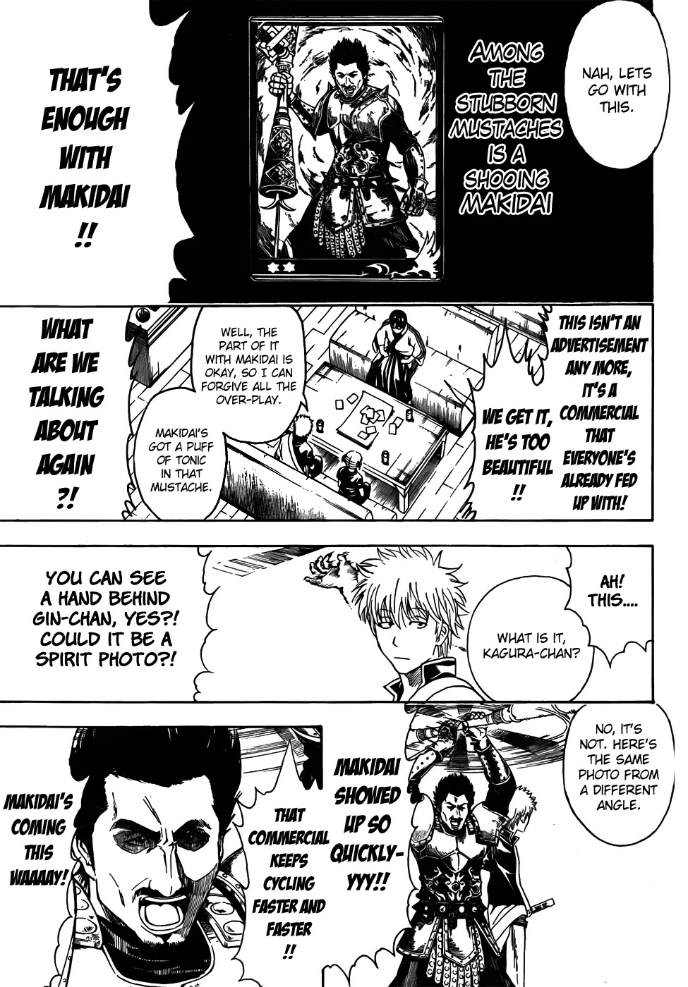 Gintama Chapter 416 page 11 - Chapter 416 : Dudes with Huge Nostrils also Have Huge Imaginations