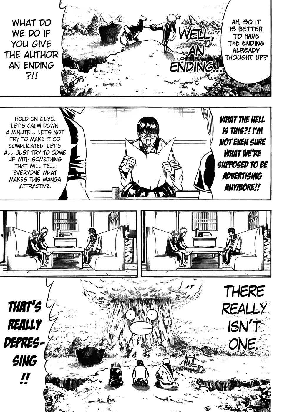Gintama Chapter 416 page 7 - Chapter 416 : Dudes with Huge Nostrils also Have Huge Imaginations