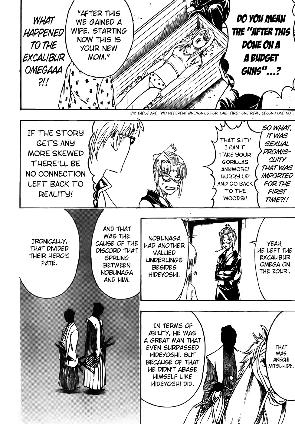 Gintama Chapter 417 page 16 - Chapter 417 : Rather than Memorizing Years, You Should Burn Human Beings into Your Memory