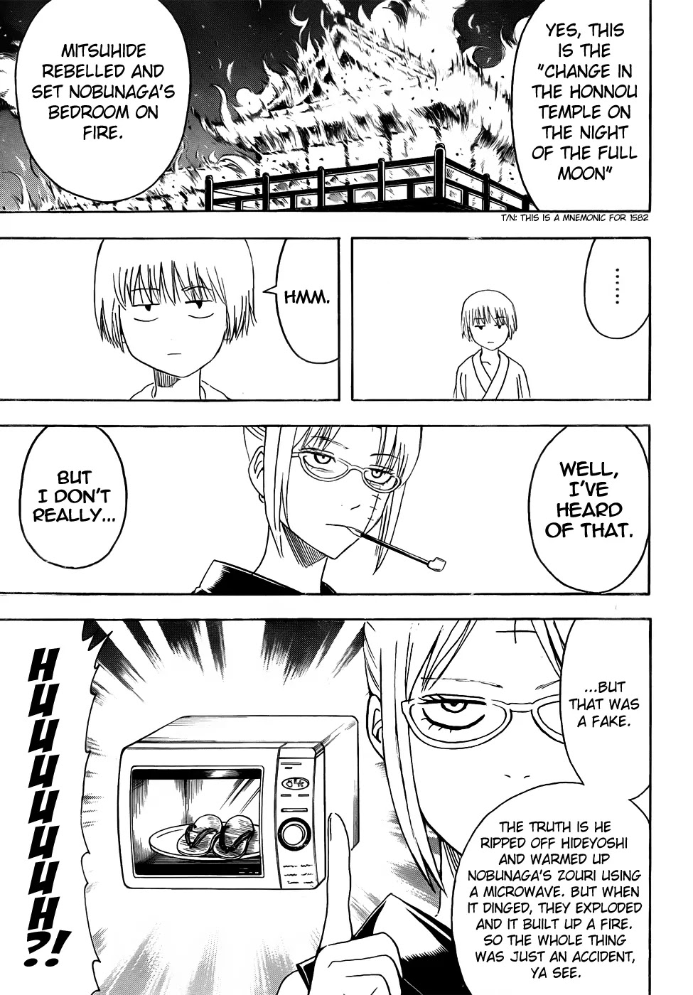 Gintama Chapter 417 page 17 - Chapter 417 : Rather than Memorizing Years, You Should Burn Human Beings into Your Memory