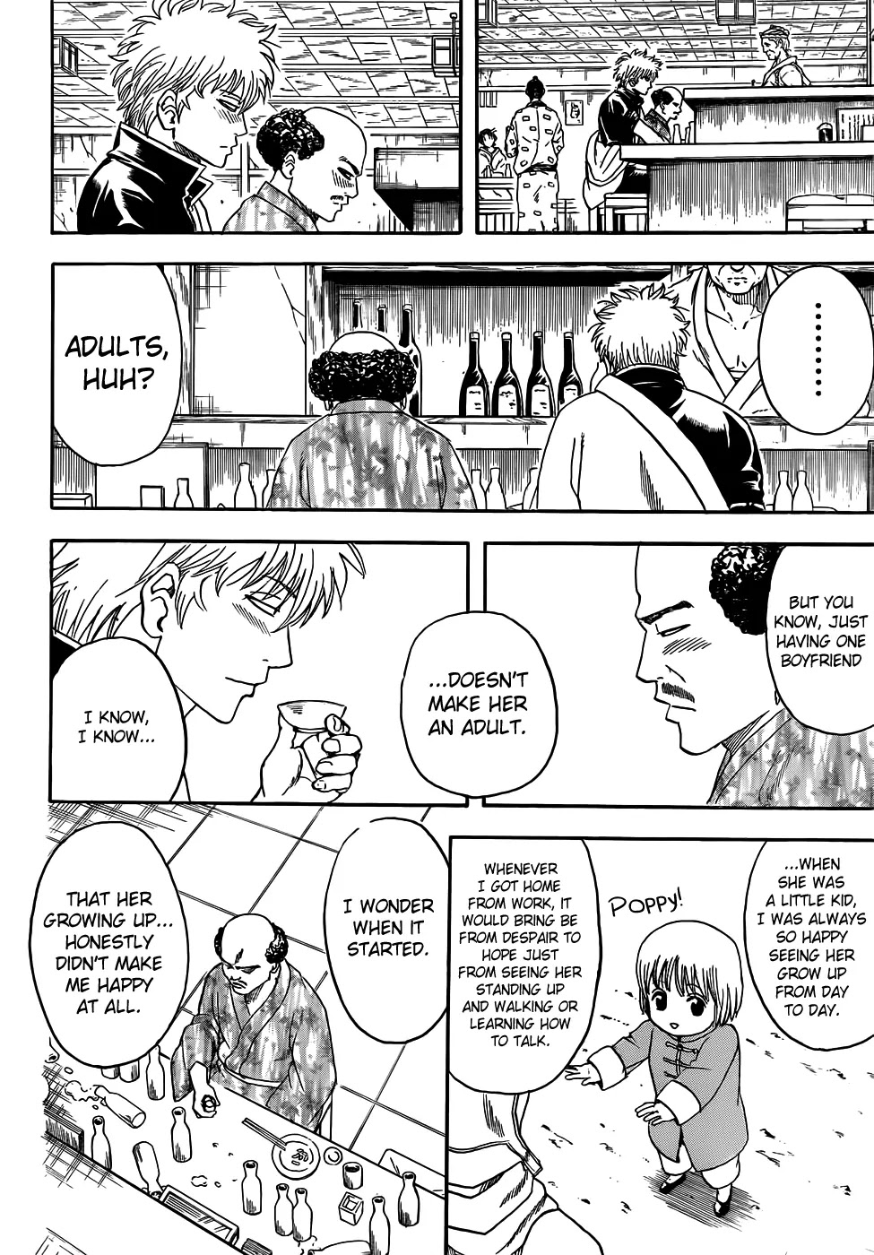 Gintama Chapter 420 page 4 - Chapter 420 : The Stairway of Adulthood Isn't Something You Only Go Up