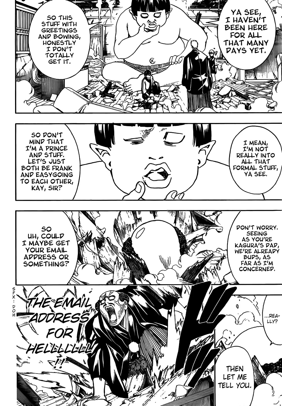 Gintama Chapter 421 page 2 - Chapter 421 : Romantic Love and Paternal Affection