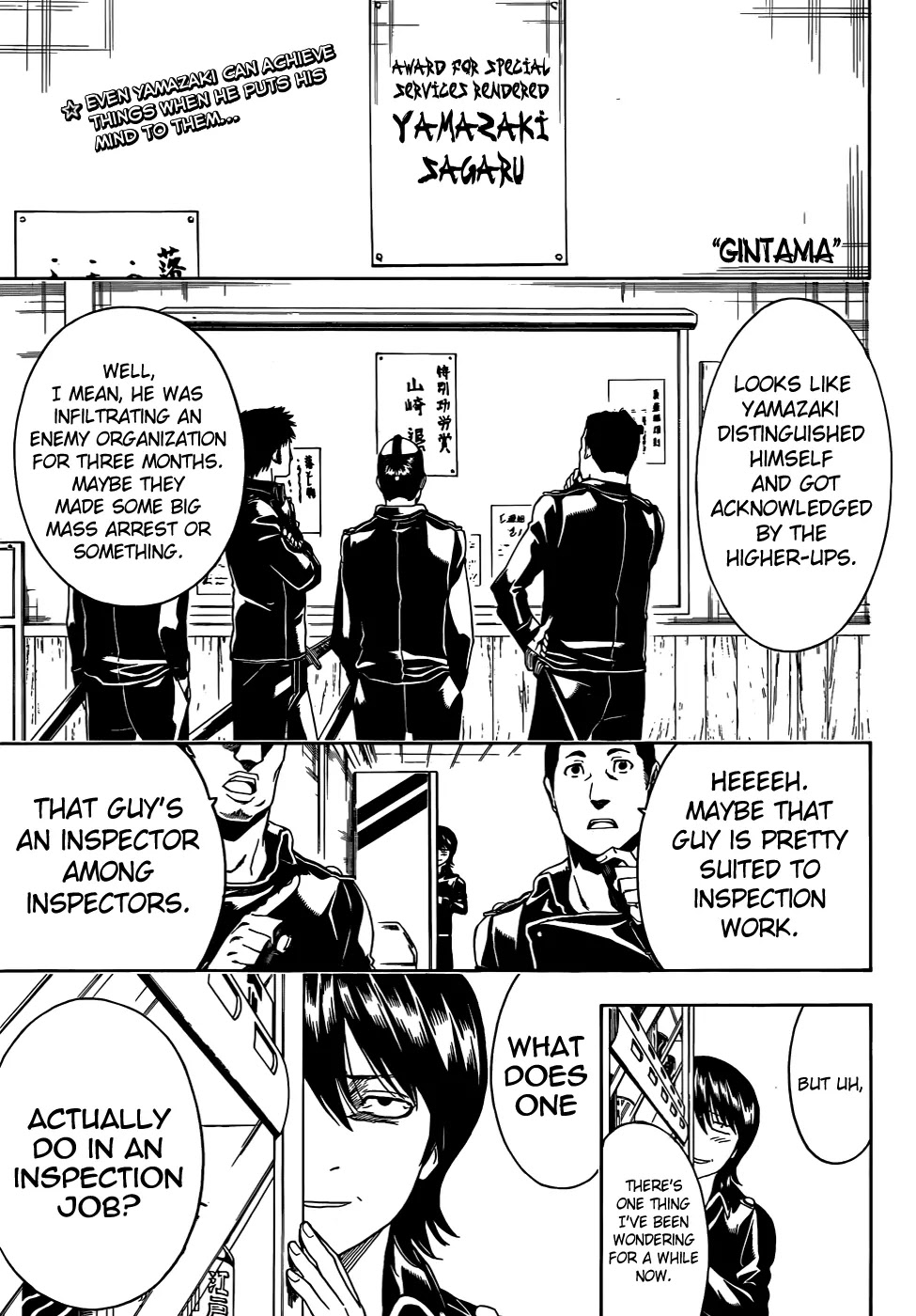 Gintama Chapter 423 page 1 - Chapter 423 : No One is Interested in License Photos