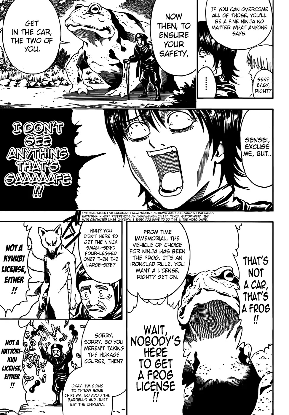 Gintama Chapter 423 page 9 - Chapter 423 : No One is Interested in License Photos