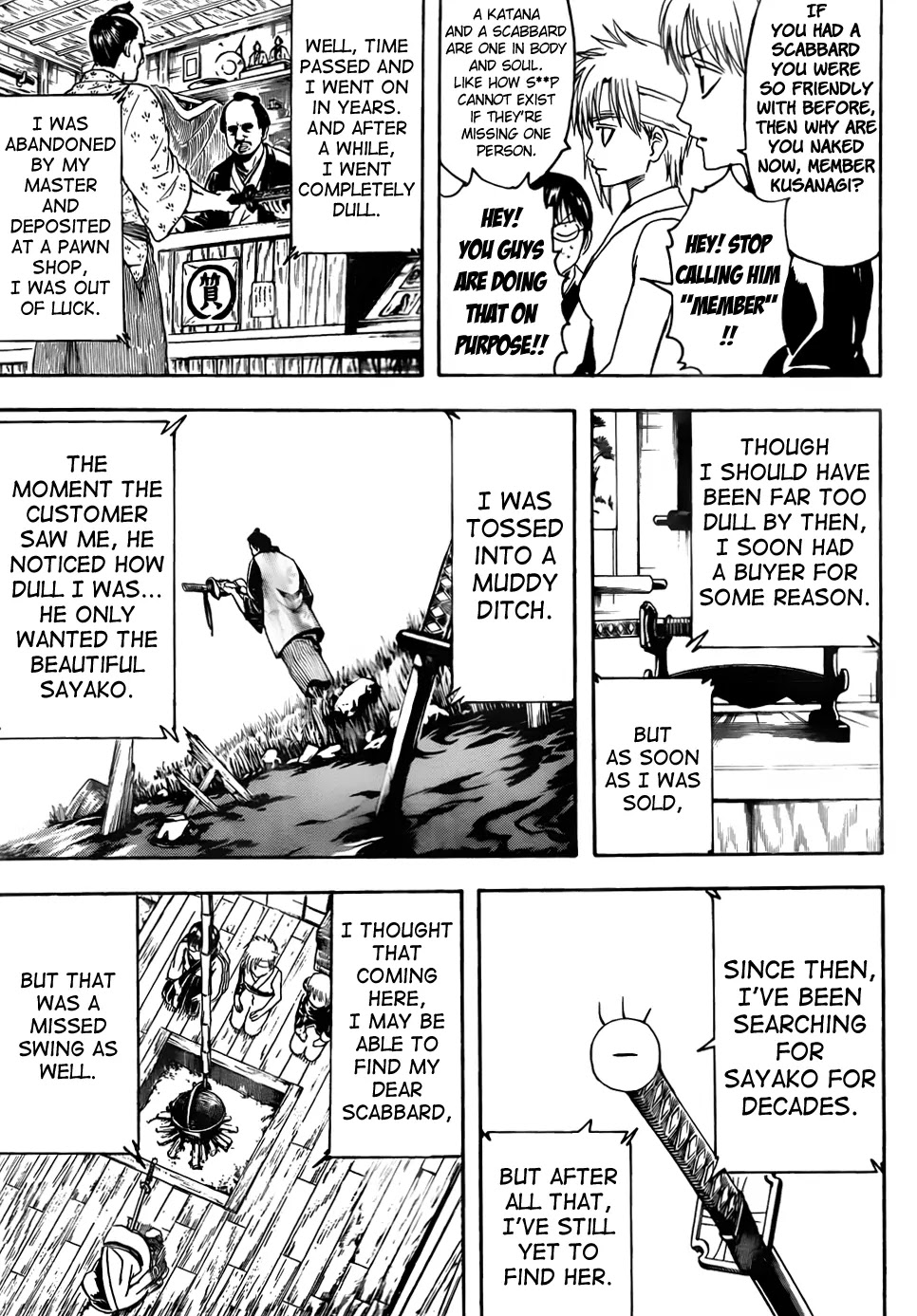 Gintama Chapter 424 page 11 - Chapter 424 : 3000 Leagues in Search of Scabbard
