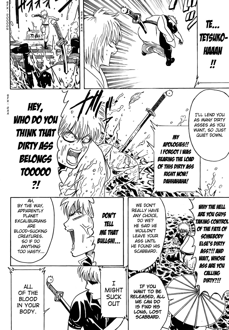 Gintama Chapter 424 page 14 - Chapter 424 : 3000 Leagues in Search of Scabbard