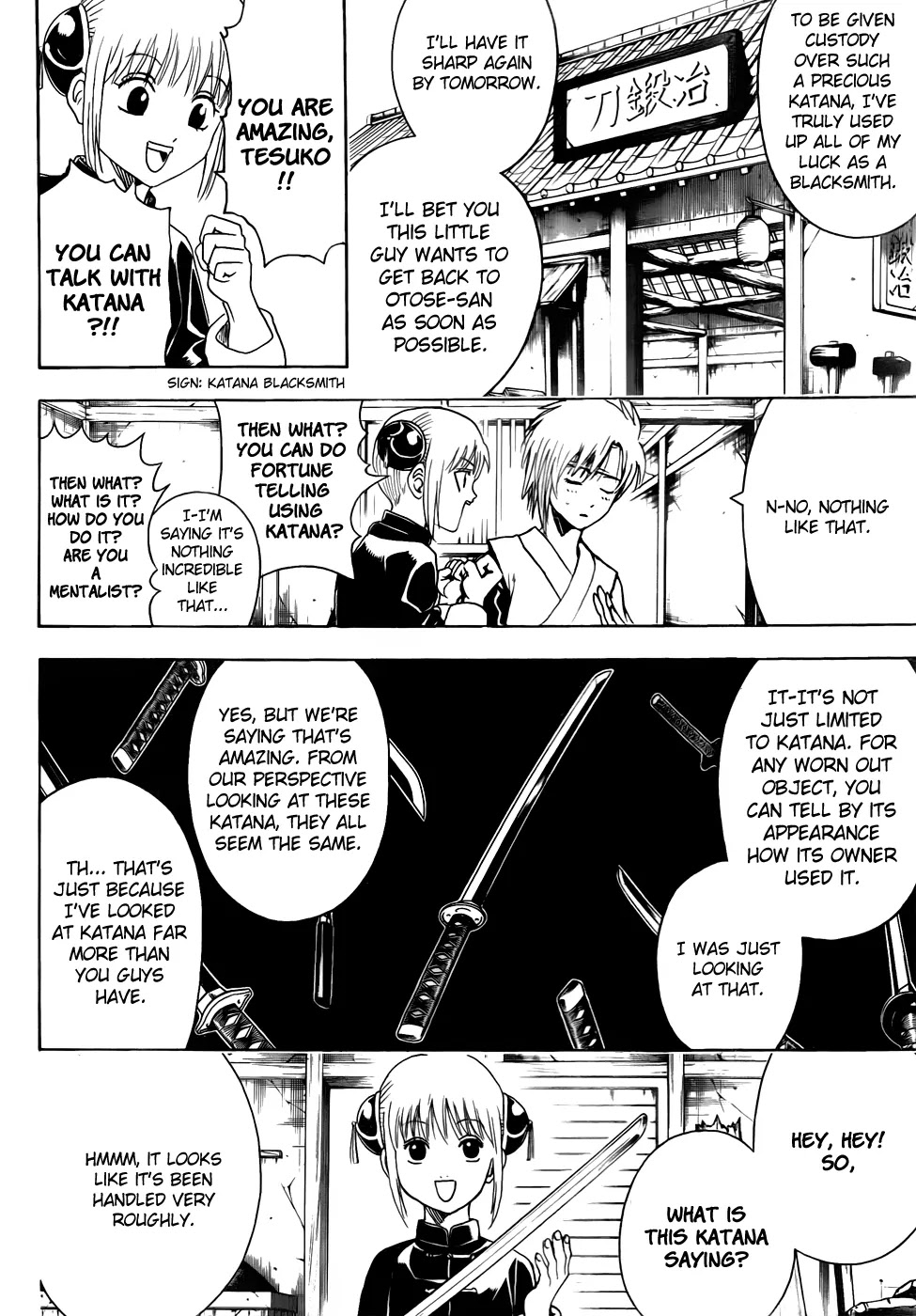 Gintama Chapter 424 page 2 - Chapter 424 : 3000 Leagues in Search of Scabbard