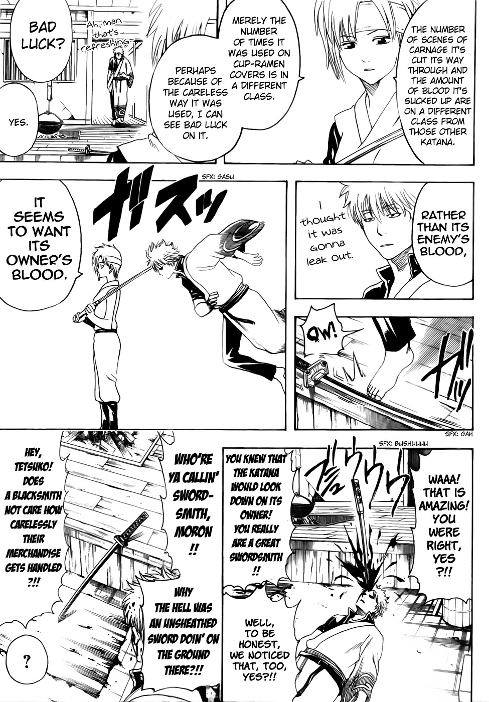 Gintama Chapter 424 page 3 - Chapter 424 : 3000 Leagues in Search of Scabbard