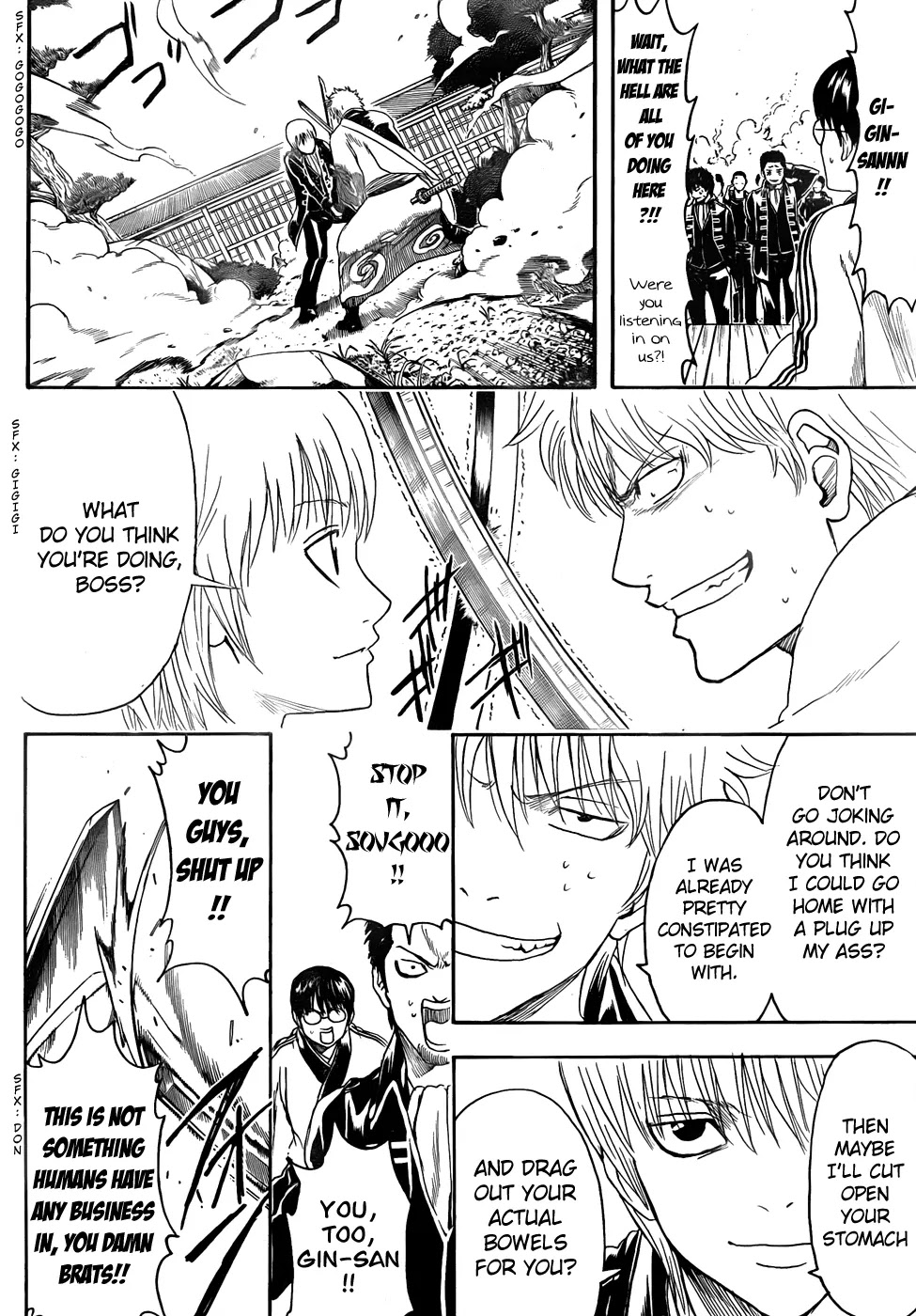 Gintama Chapter 425 page 12 - Chapter 425 : Total Sadist VS Total Sadist