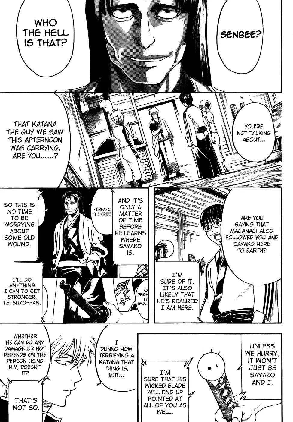 Gintama Chapter 426 page 11 - Chapter 426 : Fools and Katana Need Nice Handling