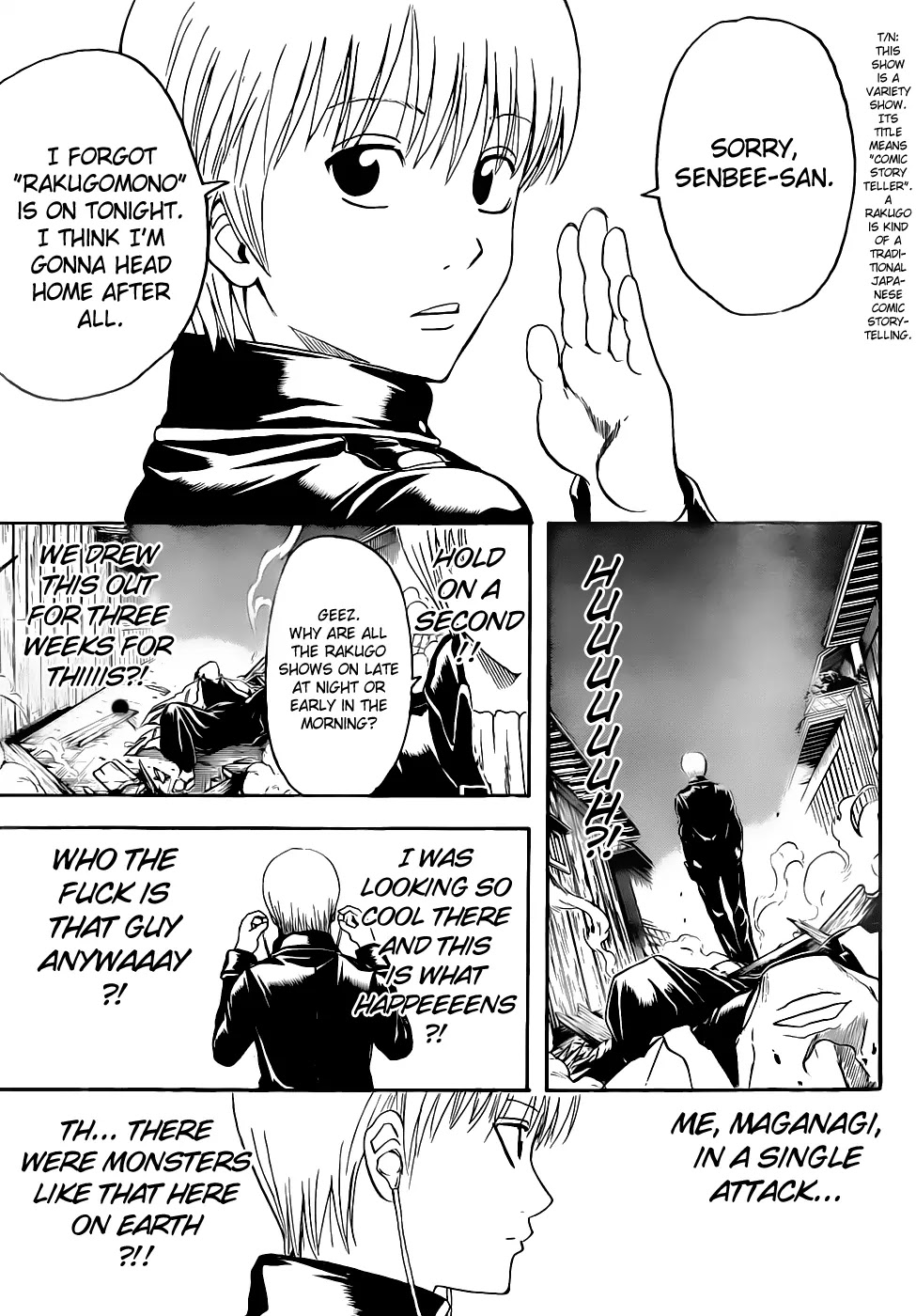 Gintama Chapter 426 page 15 - Chapter 426 : Fools and Katana Need Nice Handling