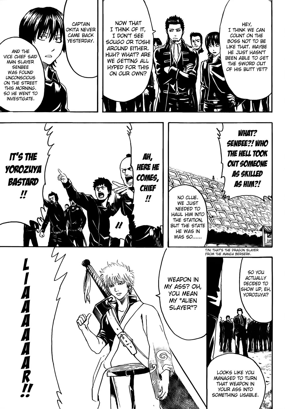 Gintama Chapter 426 page 17 - Chapter 426 : Fools and Katana Need Nice Handling