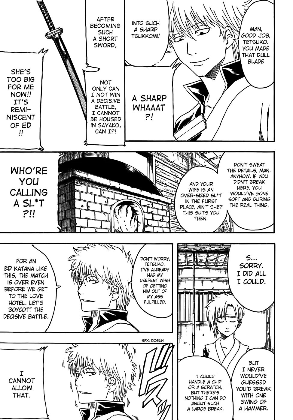 Gintama Chapter 426 page 3 - Chapter 426 : Fools and Katana Need Nice Handling