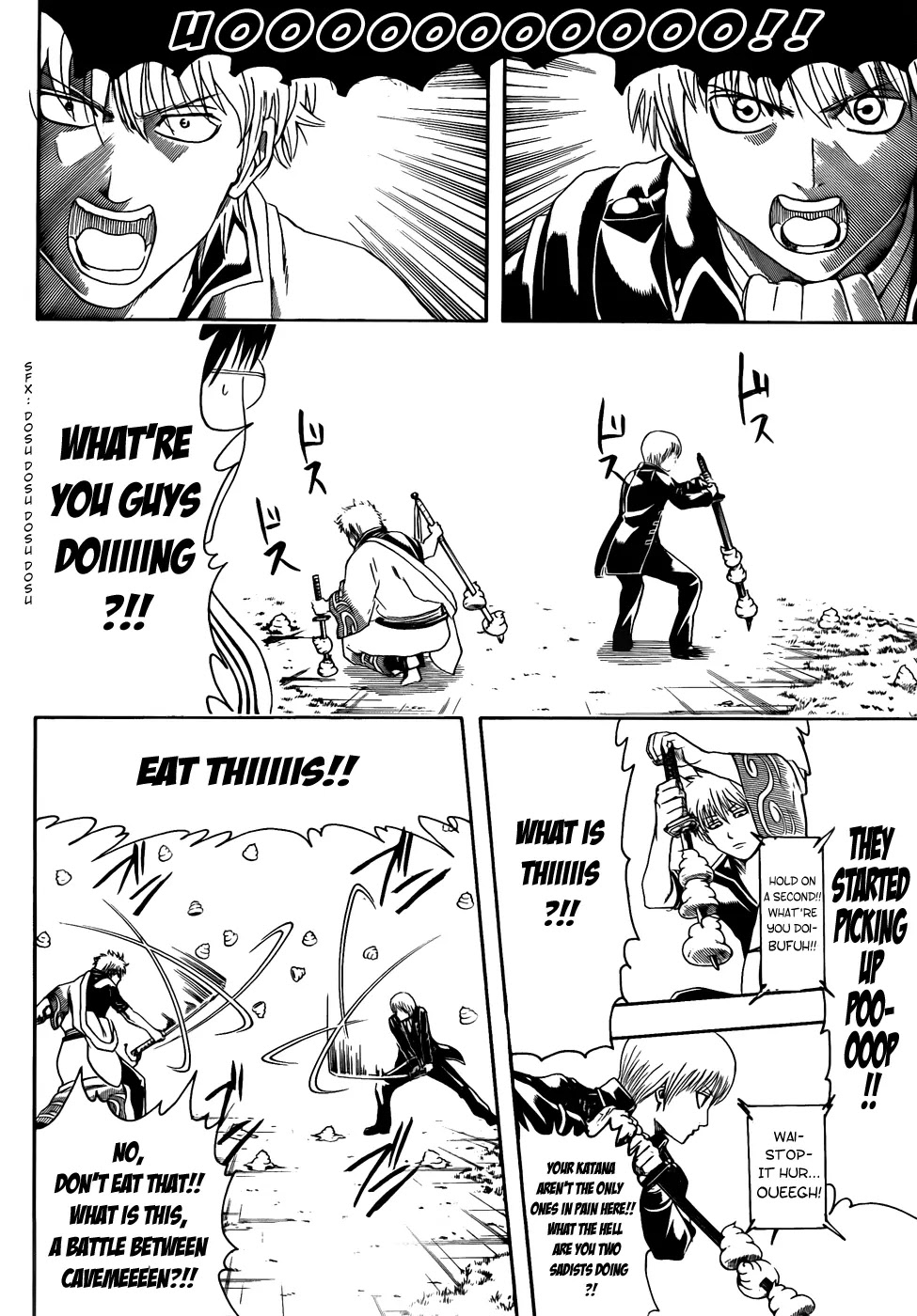 Gintama Chapter 427 page 10 - Chapter 427 : Realistically, Spiral Turds Have a Maximum of Two Full Twists