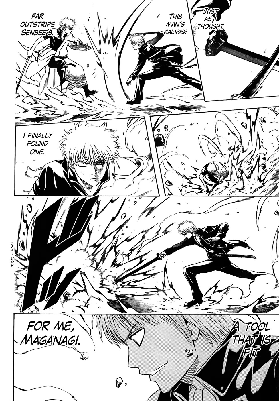 Gintama Chapter 427 page 16 - Chapter 427 : Realistically, Spiral Turds Have a Maximum of Two Full Twists