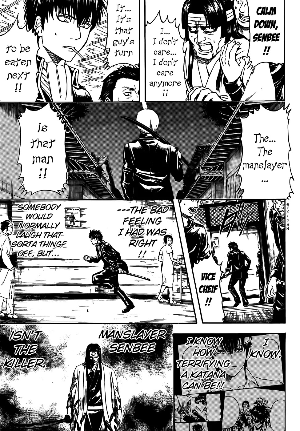 Gintama Chapter 427 page 3 - Chapter 427 : Realistically, Spiral Turds Have a Maximum of Two Full Twists