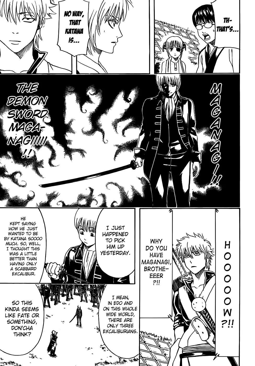 Gintama Chapter 427 page 5 - Chapter 427 : Realistically, Spiral Turds Have a Maximum of Two Full Twists