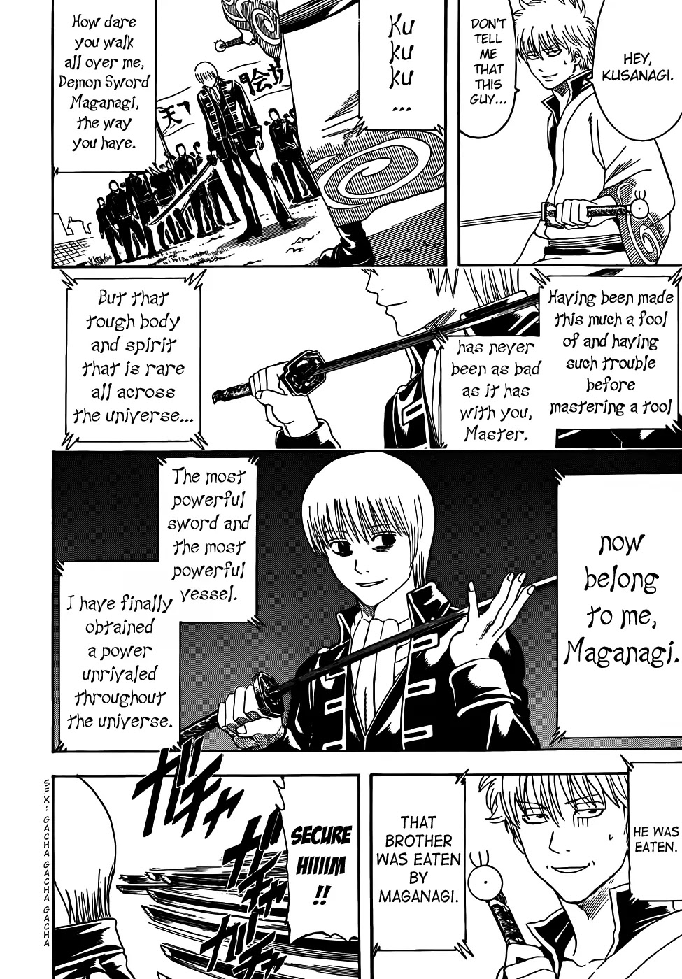 Gintama Chapter 428 page 2 - Chapter 428 : Most Powerful Sword VS Worst Dull Blade