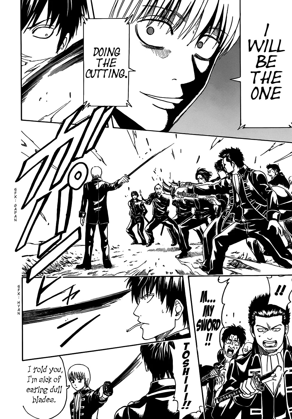 Gintama Chapter 428 page 4 - Chapter 428 : Most Powerful Sword VS Worst Dull Blade