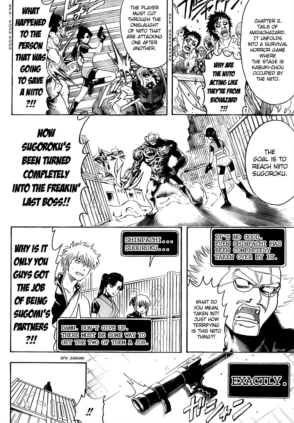 Gintama Chapter 430 page 14 - Chapter 430 : The Difference Between Godly Games and Shitty Games is Paper Thin