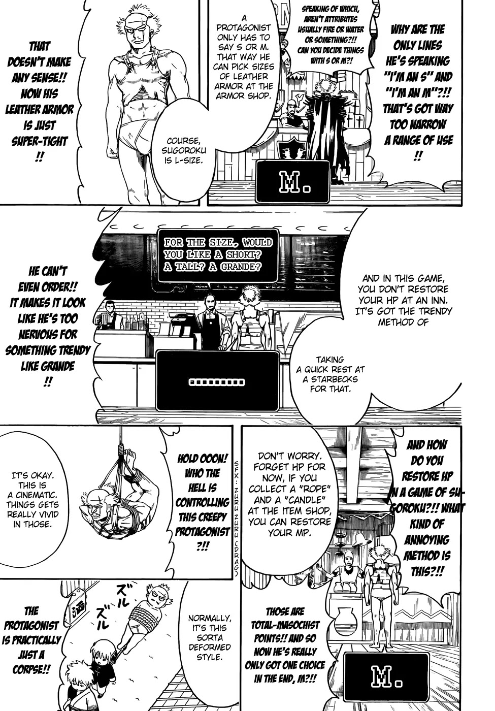 Gintama Chapter 430 page 7 - Chapter 430 : The Difference Between Godly Games and Shitty Games is Paper Thin