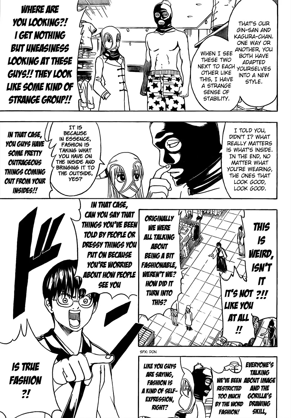 Gintama Chapter 434 page 15 - Chapter 434 : Fashionable is Something That Disappears The Moment it is Put Into Words