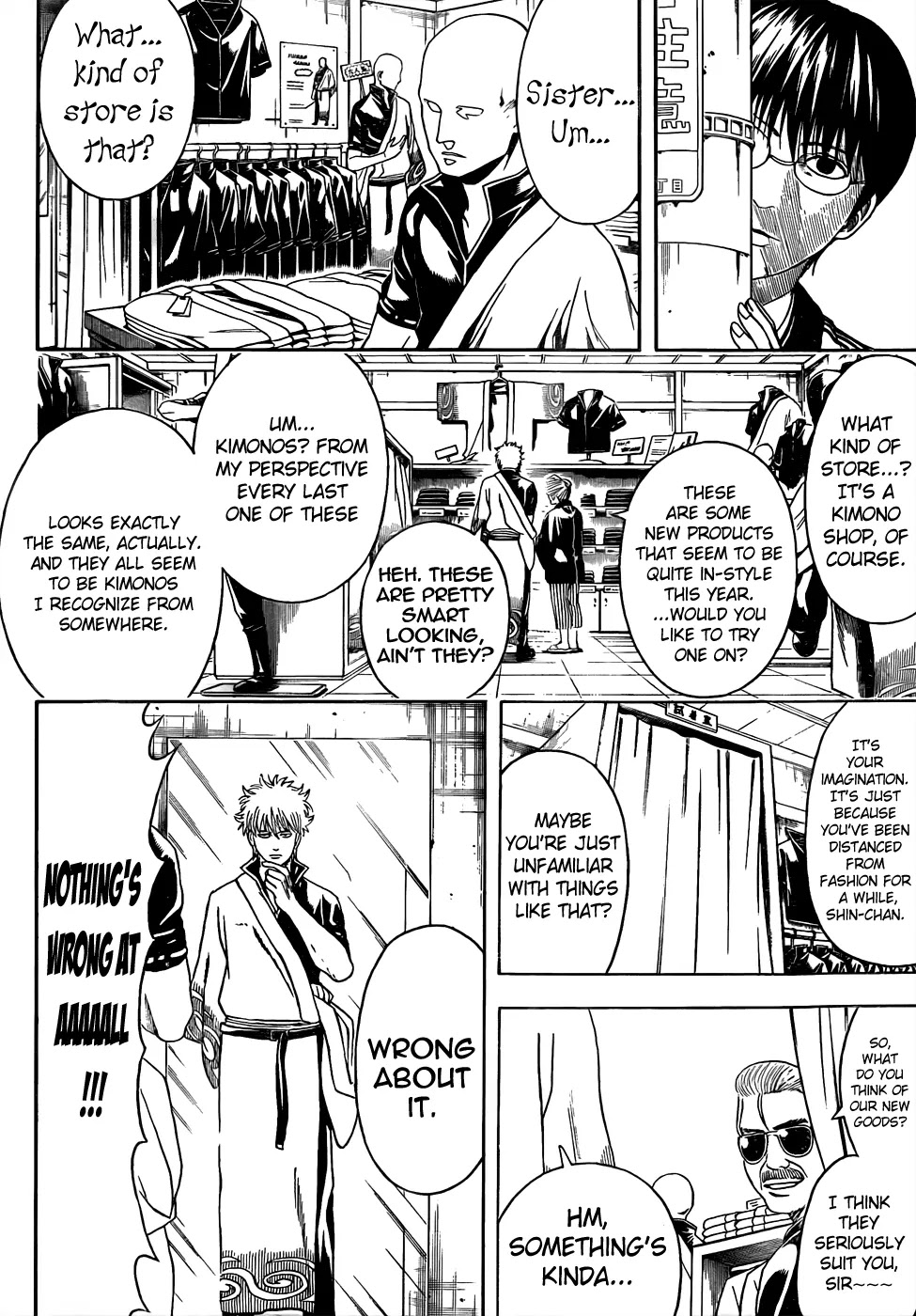Gintama Chapter 434 page 4 - Chapter 434 : Fashionable is Something That Disappears The Moment it is Put Into Words