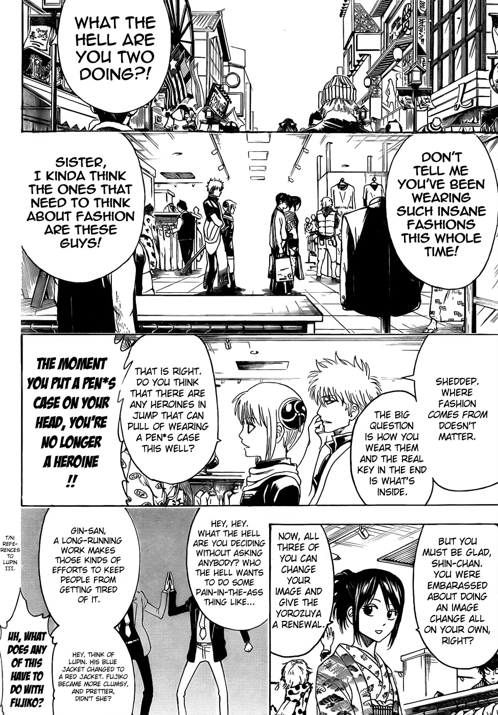 Gintama Chapter 434 page 8 - Chapter 434 : Fashionable is Something That Disappears The Moment it is Put Into Words
