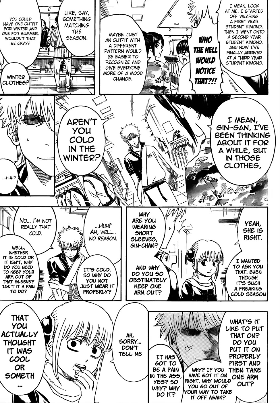 Gintama Chapter 434 page 9 - Chapter 434 : Fashionable is Something That Disappears The Moment it is Put Into Words