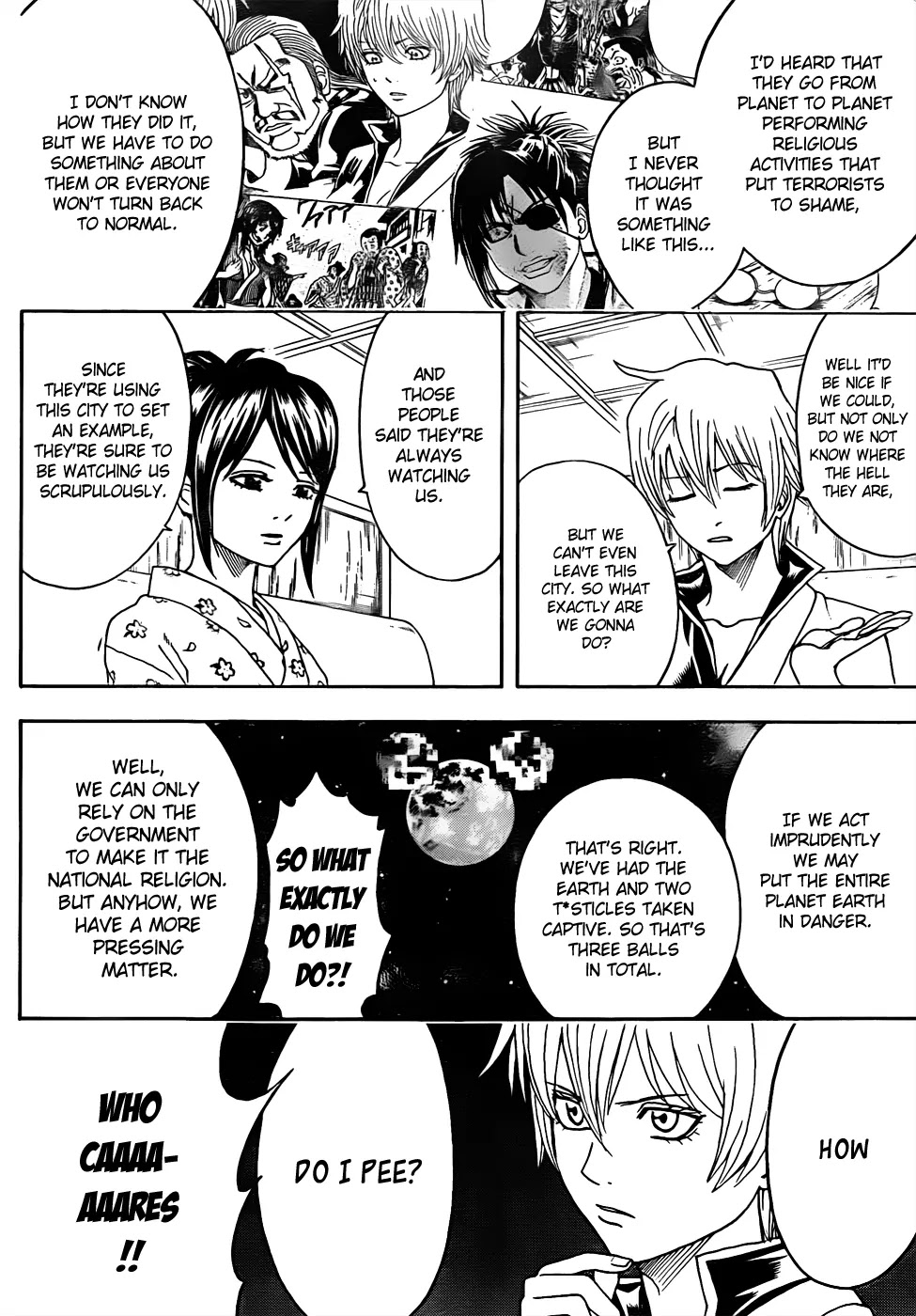Gintama Chapter 438 page 12 - Chapter 438 : I Believe I Can Both Be Beautiful And Manga