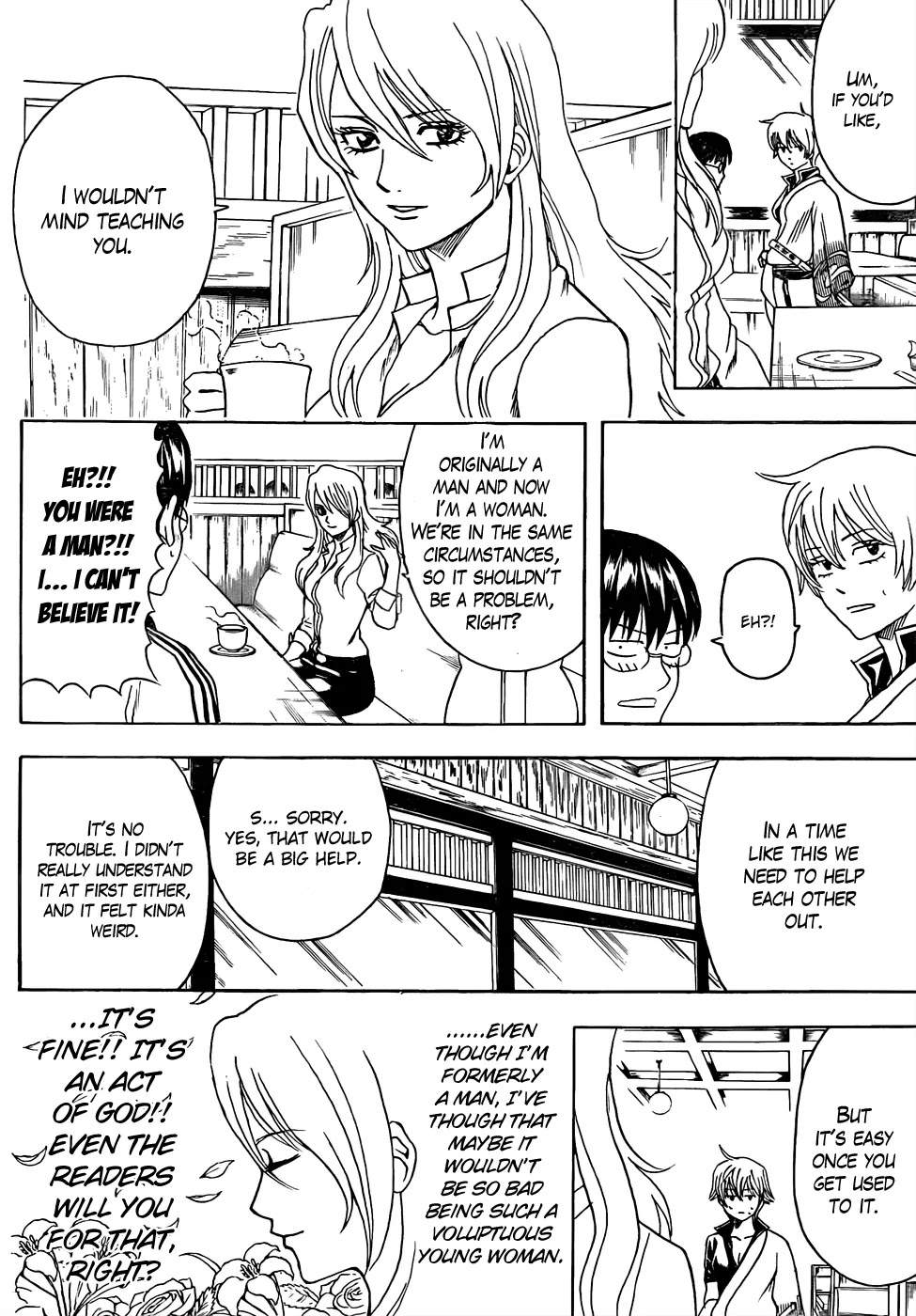 Gintama Chapter 438 page 14 - Chapter 438 : I Believe I Can Both Be Beautiful And Manga