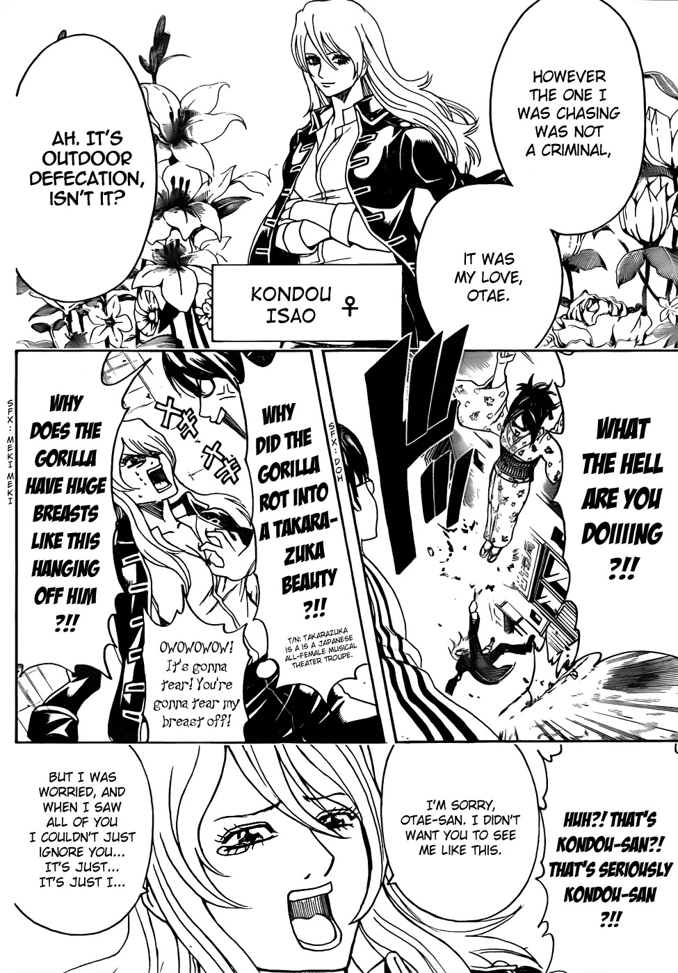 Gintama Chapter 438 page 16 - Chapter 438 : I Believe I Can Both Be Beautiful And Manga