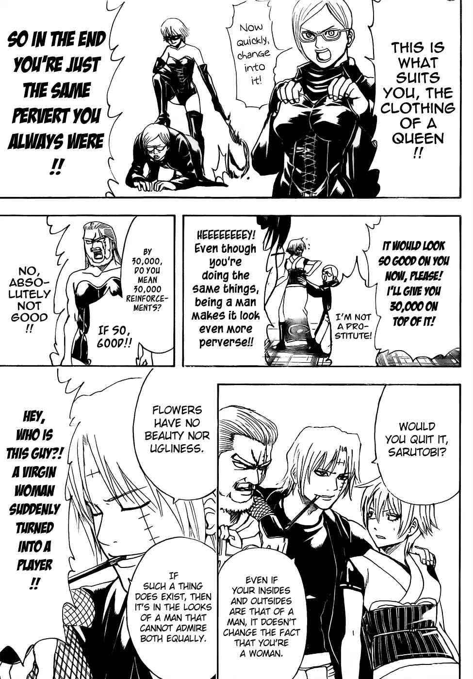 Gintama Chapter 440 page 11 - Chapter 440 : Affection, Heartache, Manliness and Femininity