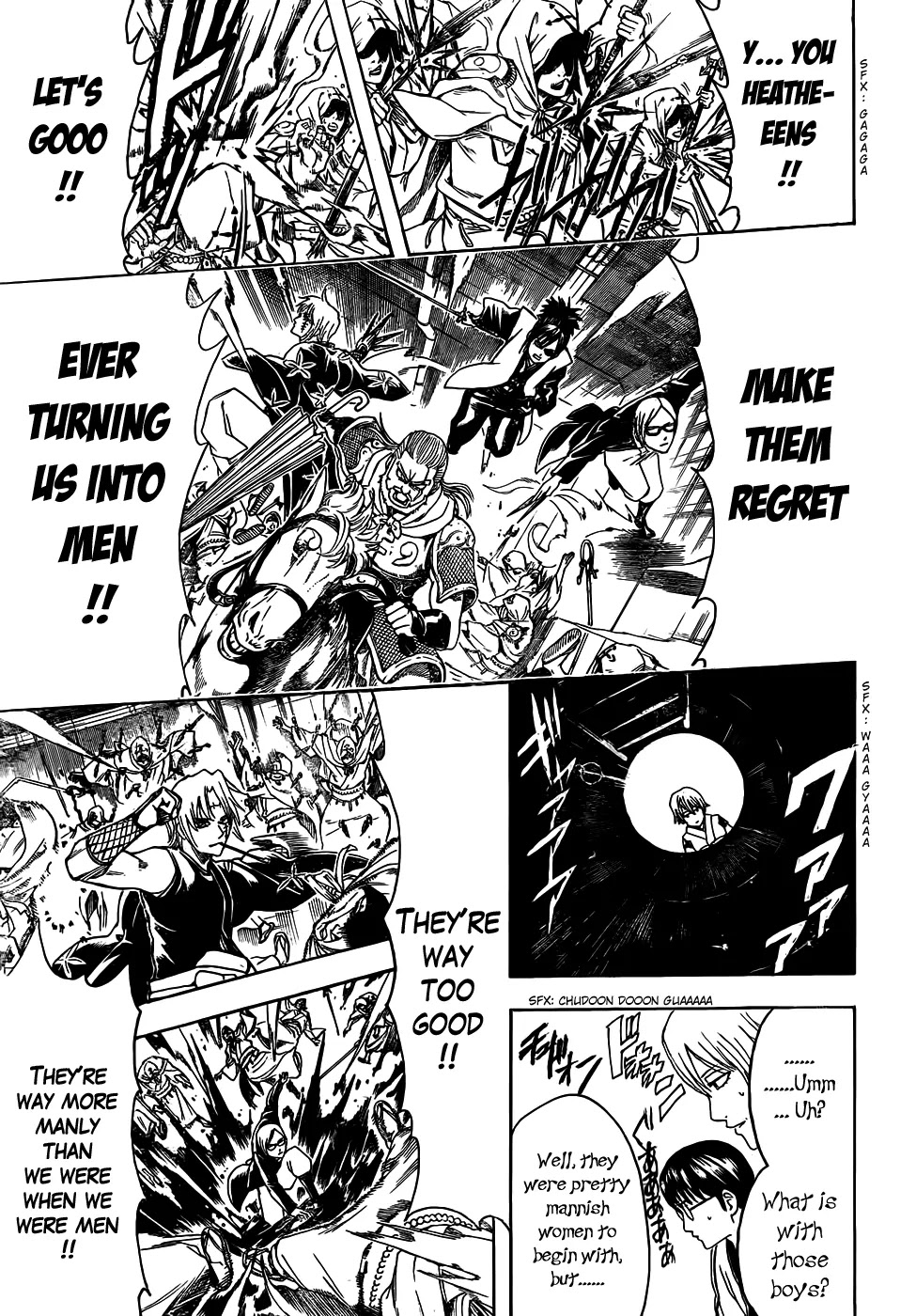 Gintama Chapter 440 page 7 - Chapter 440 : Affection, Heartache, Manliness and Femininity