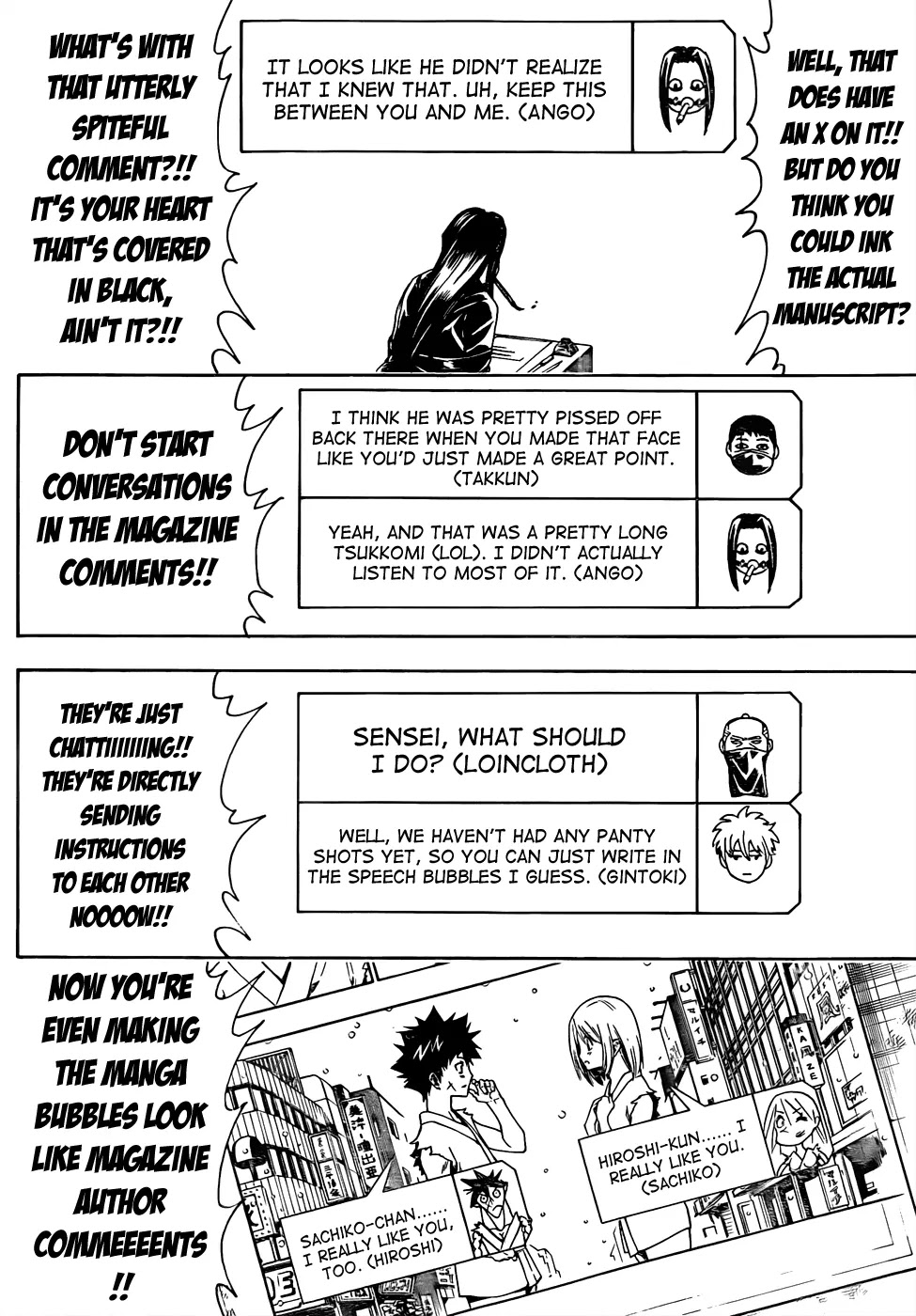 Gintama Chapter 442 page 12 - Chapter 442 : The G-Pen is a Capricious, the Maru-Pen is Stubborn
