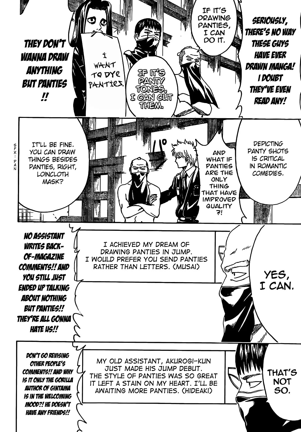 Gintama Chapter 442 page 8 - Chapter 442 : The G-Pen is a Capricious, the Maru-Pen is Stubborn