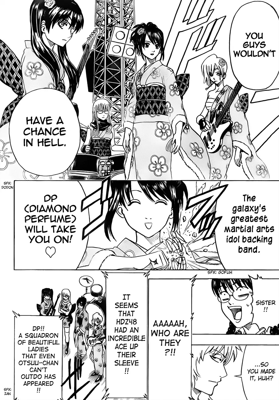 Gintama Chapter 447 page 12 - Chapter 447 : Wash Your Hands Before Handshakes