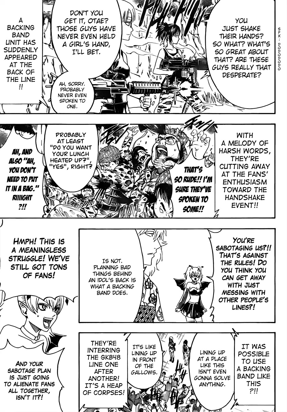 Gintama Chapter 447 page 17 - Chapter 447 : Wash Your Hands Before Handshakes