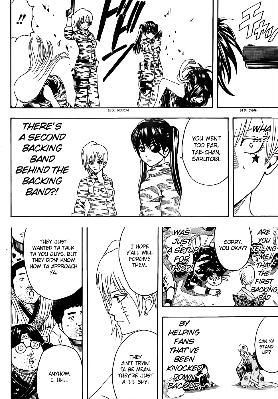 Gintama Chapter 447 page 18 - Chapter 447 : Wash Your Hands Before Handshakes