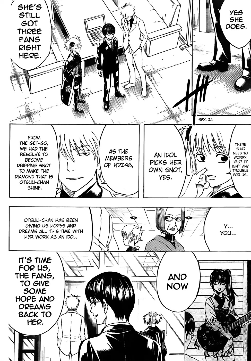 Gintama Chapter 447 page 8 - Chapter 447 : Wash Your Hands Before Handshakes